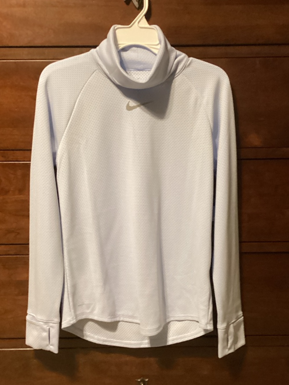 Nike Pale Blue Aeroact Turtleneck Long Sleeve